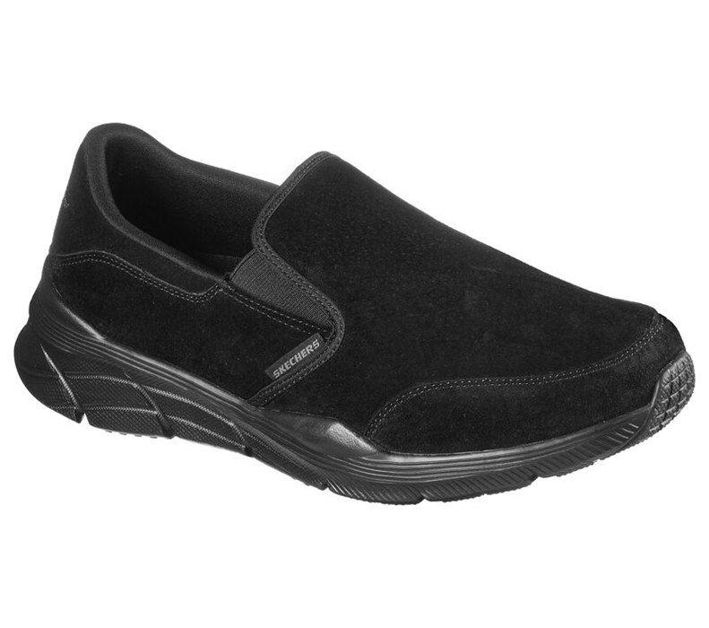 Skechers Herr Svarta Slip On - Relaxed Fit: Equalizer 4.0 - Myrko - Sverige (BJXNI-8345)